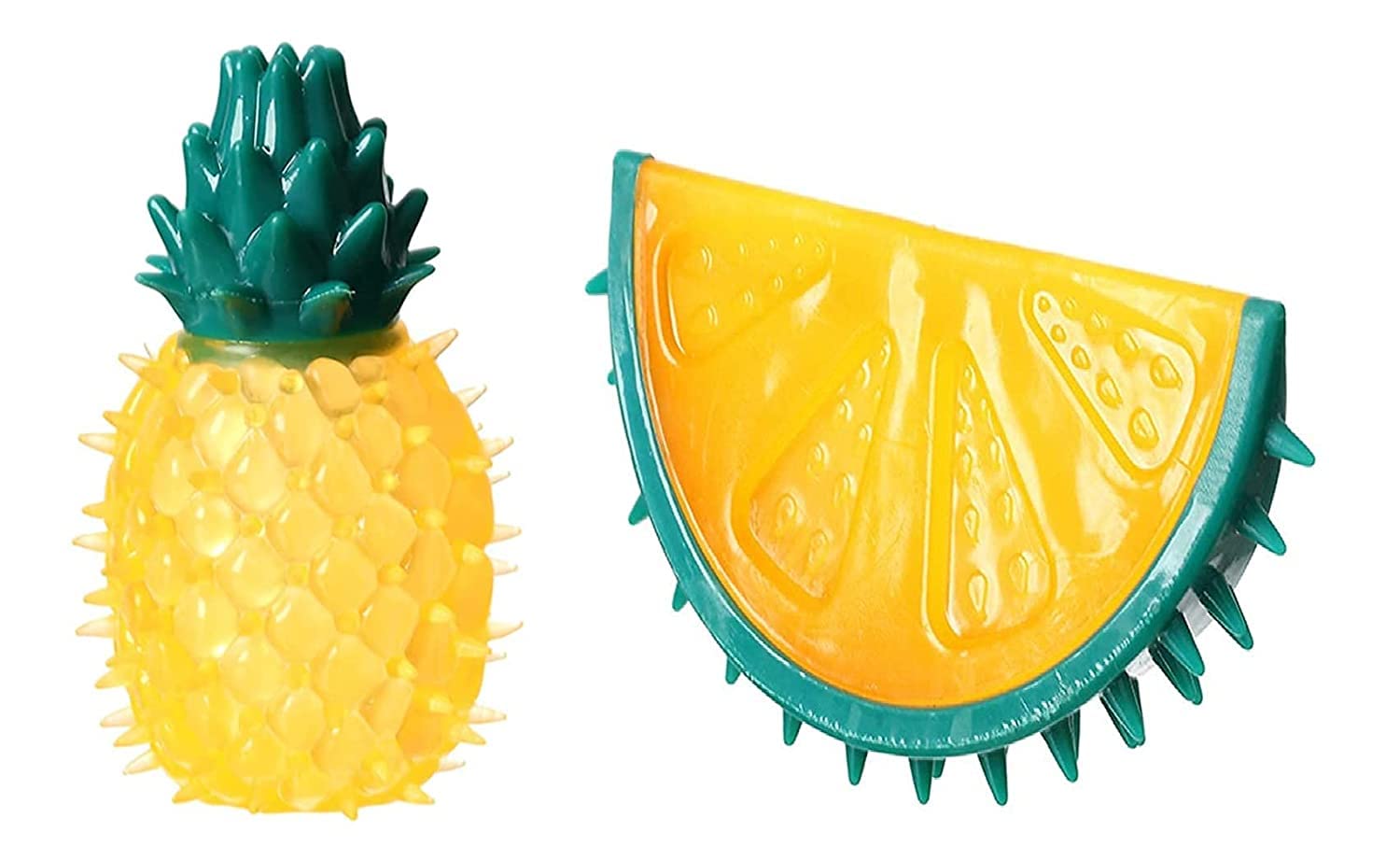 PSK PET MART Dog Chew Toy Sound Cute Interactive Fruit Funny Chewable Realistic Cat Bite Toy for Puppies TPR Dog Fruit Toy Lemon + Watermelon (B09K5NRR9C) Amazon Price History, Amazon Price Tracker