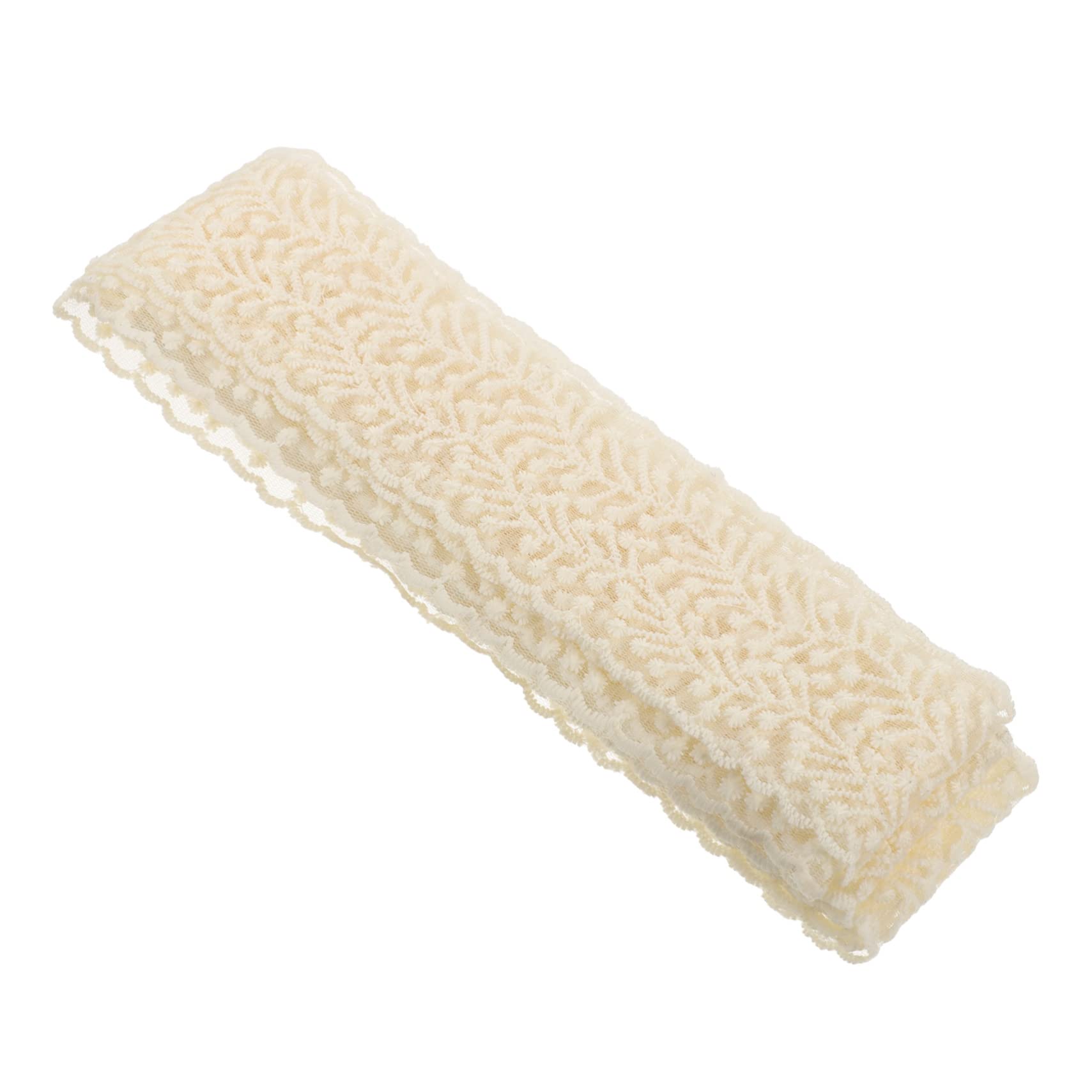 NUOBESTY 3rollos Cinta De Encaje Bordado Para Manualidades De Ribete De Encaje Para Accesorios De Cabello y Decoración De Ropa Materiales De Costura Elegantes