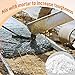 4.4 Lb Fiberglass for Cement 6mm and 9mm Mortar Concrete Fiberglass Chop Strands Fiber Reinforcement Anti Seepage Anti Cracking White Milled Glass Fiber for Concrete Cement, Building Wall Garden Floor