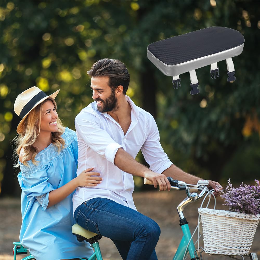 Cuscino Posteriore per Bicicletta in PU, Seggiolino per Bici Confortevole, Cuscino del Sedile Posteriore Della Bicicletta, Morbido Cuscini per Biciclette, Seggiolino Bici per Adulti e Bambini