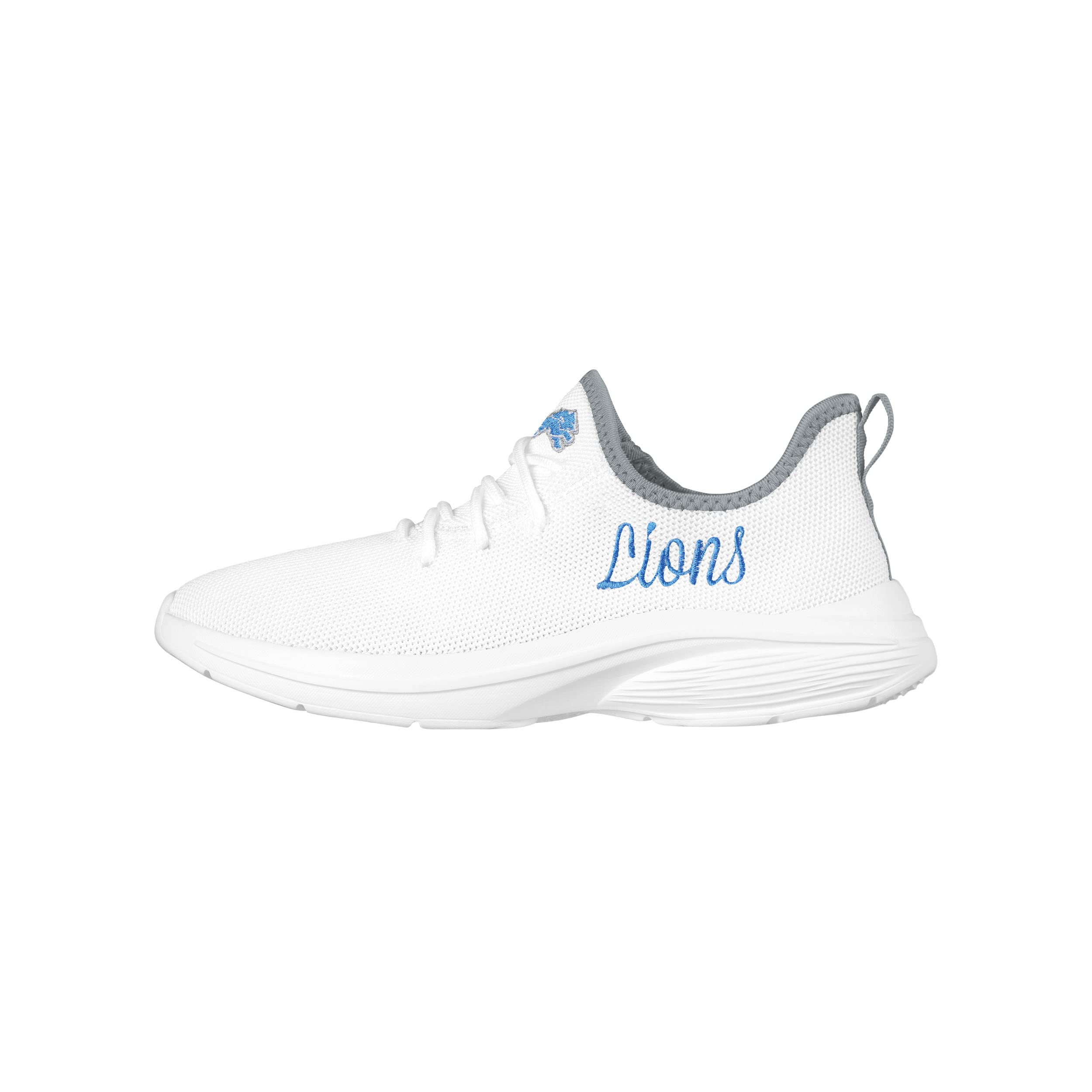 FOCO NFL Womens NFL Team Logo White Athletic Shoes Sneakers