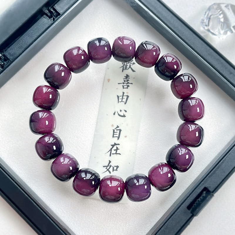 Image of MUDI Bracelet For Women, Bodhi Seed Beads Bracelets Fidget Healing Energy Protection Stretch to My Man Jewelry Gift