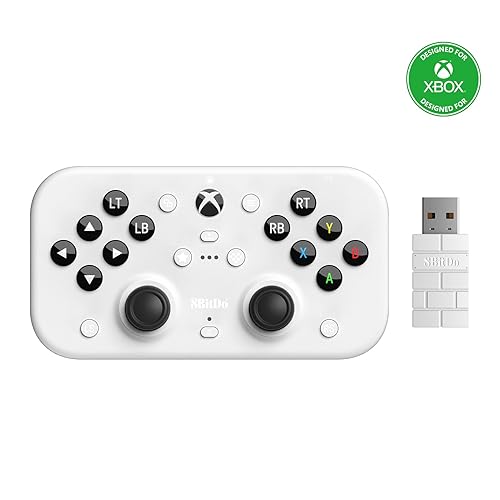 8Bitdo Lite SE 2.4G Wireless Controller for Xbox Series X|S, Xbox One, Windows 10/11, Gamepad with Hall Effect Joysticks, 3.5mm Audio Jack - Officially Licensed