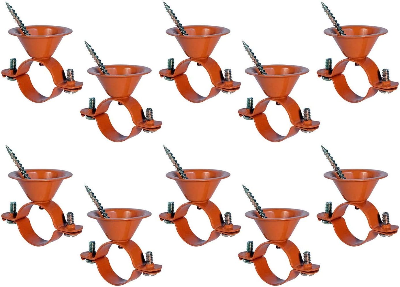 ICF-DQ12-10 Bell Hanger Copper Coated Steel for 1/2'' Pipe (10PK), 10 Pack