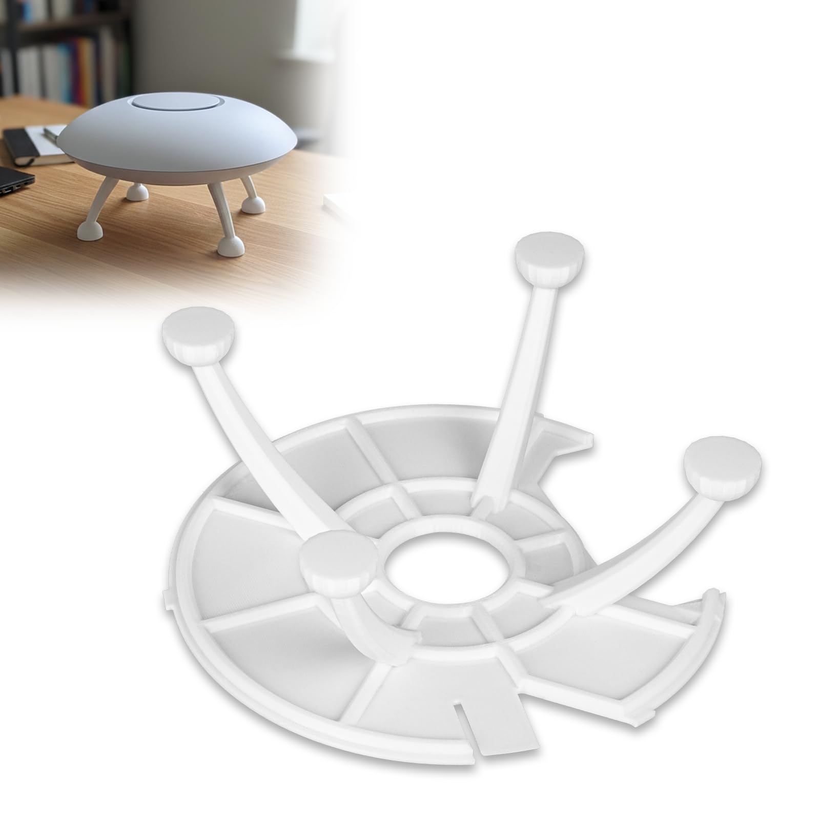 Access Point Desk Stand Compatible with Ubiquiti U7 PRO | Stable Base t | Tool-Free Setup | Enhanced Airflow Design | Durable Construction-picture-10
