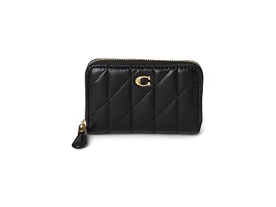 COACH Small Zip Around Card Case Wallet Women