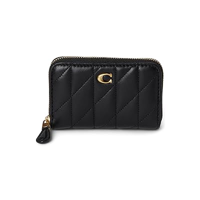 COACH Small Zip Around Card Case Wallet Women