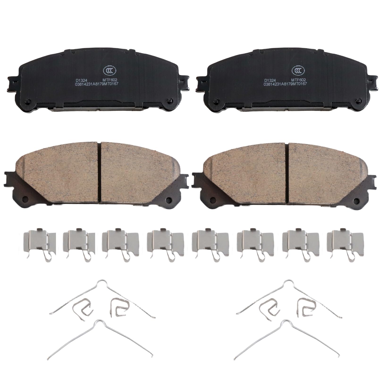 TAIROD Front Ceramic Brake Pads (D1324)