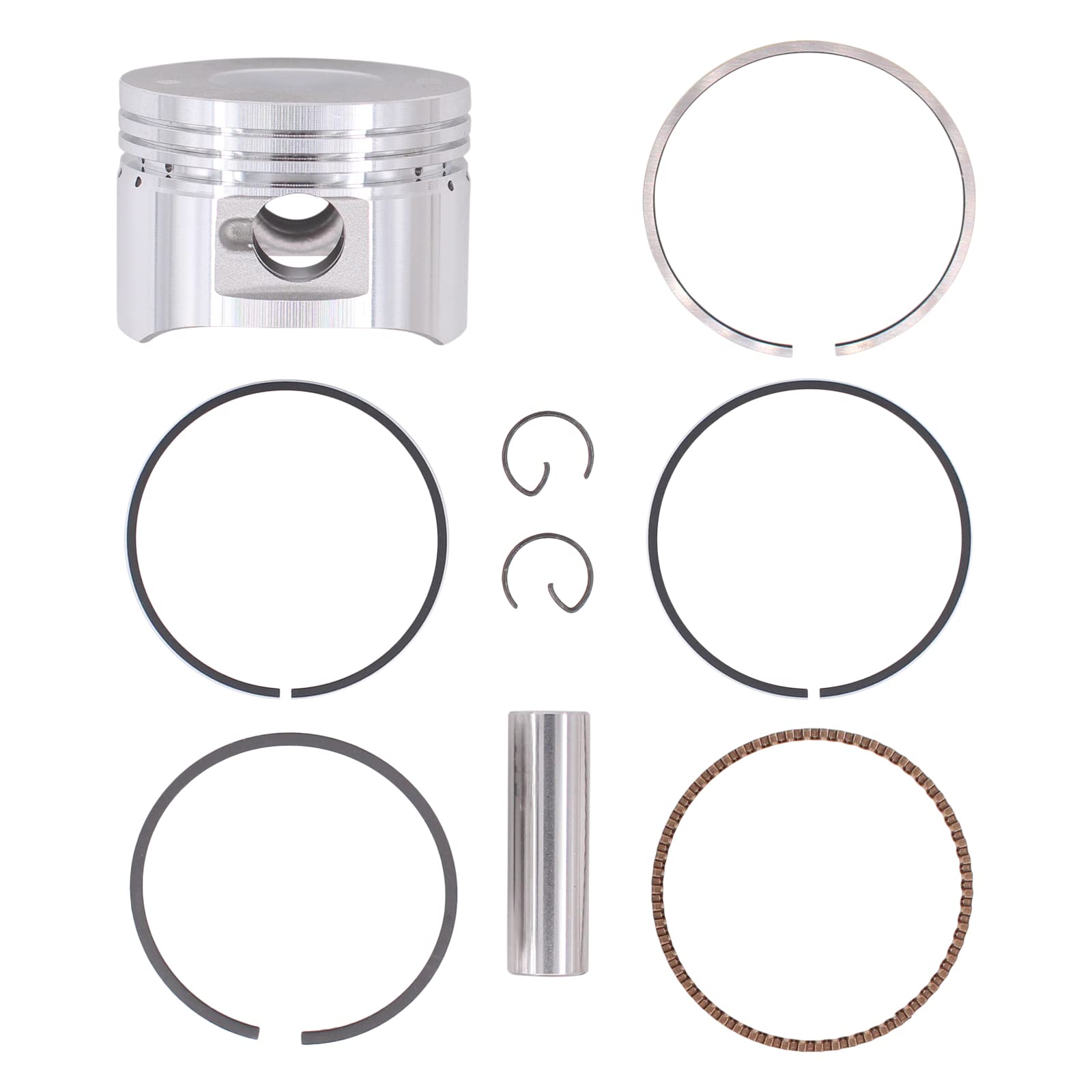 52.4mm Piston Ring Kit Replacement for 4-Stroke 110cc 125cc Engine Pit Dirt Bike Cool Run Performance