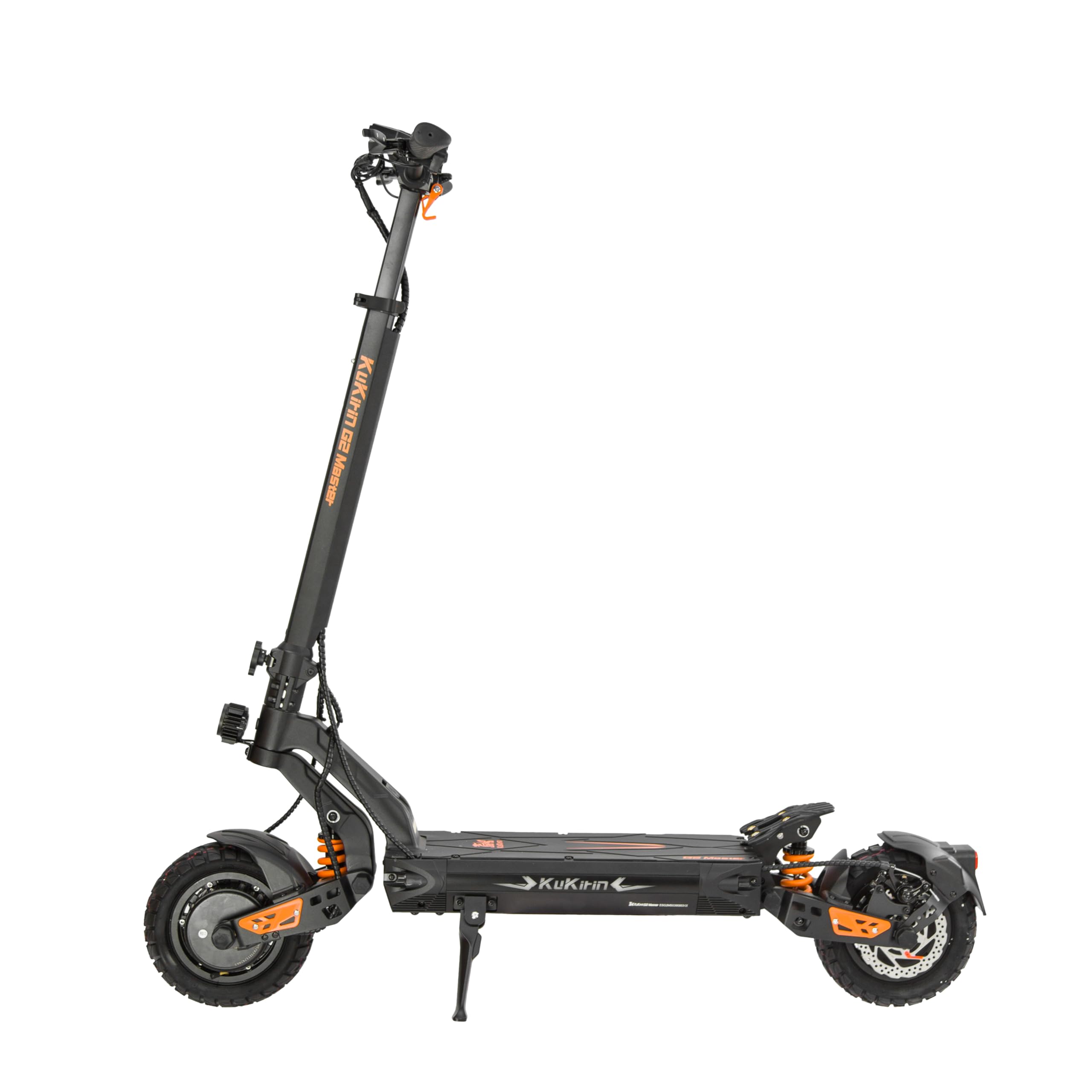 KuKirin G2 Master Patinete Eléctrico Adulto, Doble Motor, 70KM Autonomía, 10" Ruedas, Suspensión Hidráulica, Frenos de Disco Doble, Pantalla LCD, Luces LED, Portátil y Plegable para Ciudad y Aventura