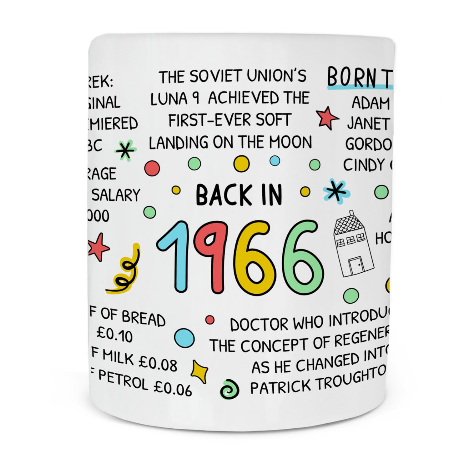 60th Birthday Mug, Milestone Birthday Gift, Back in 1966, 60th Birthday Gift, 60th Anniversary Keepsake