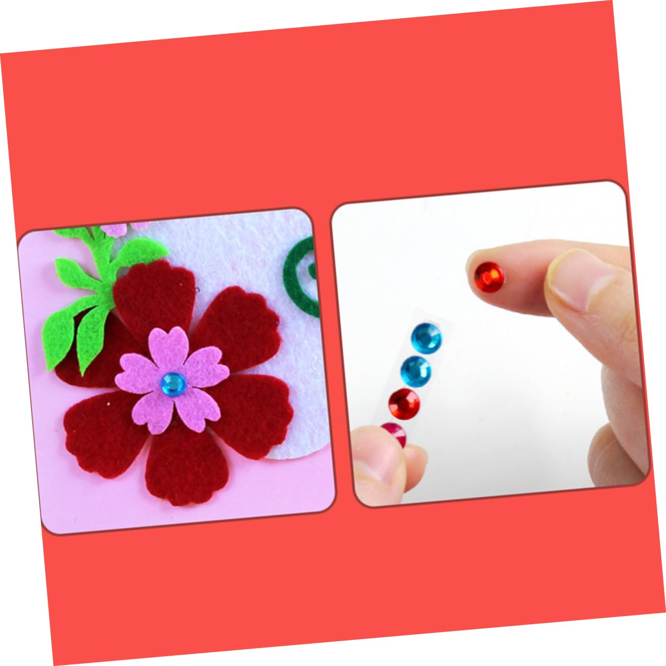 SEWACC Handmade Greeting Cards Kit 4 Making Pack Folding Envelopes for Boys and Girls' Craft Time