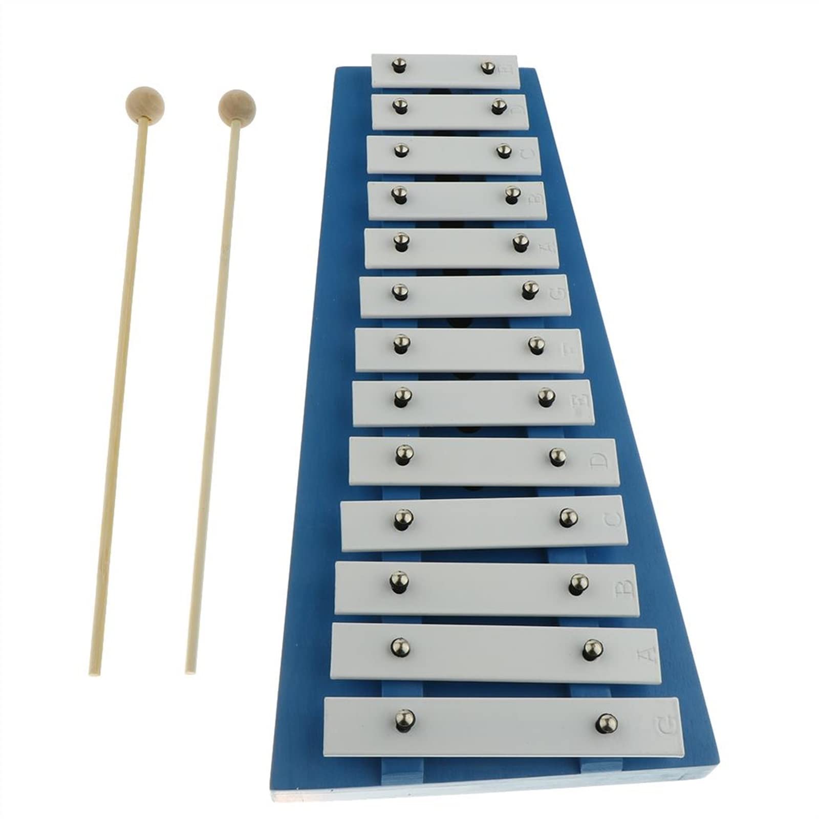 Percussão Musical Xilofono Piastra In Alluminio Piano 15 Note Xilofono Pianoforte A Percussione + 2 Martelli A Percussione Xilofoni