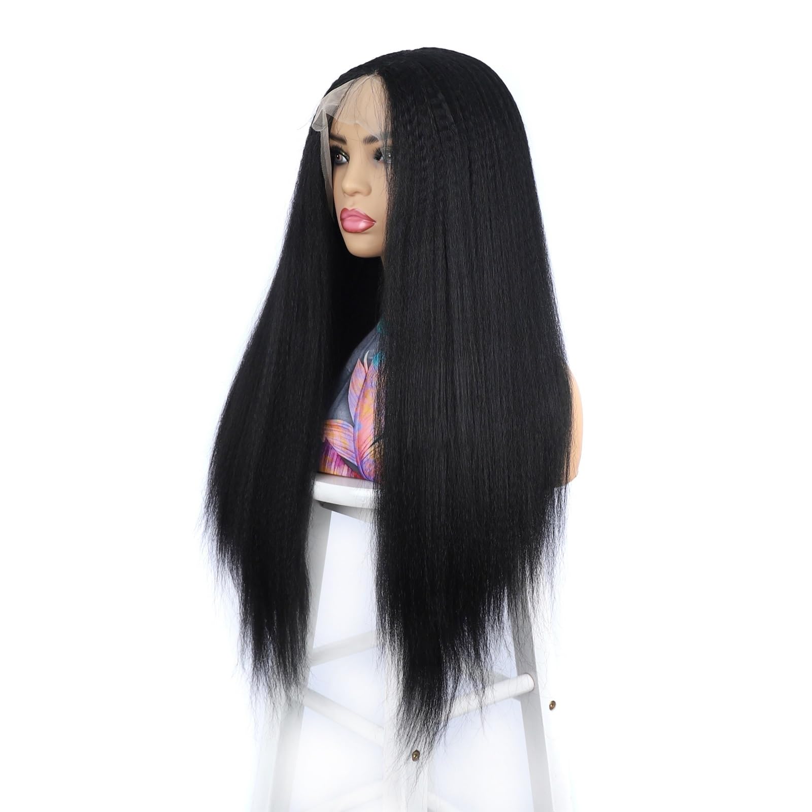 Codzienna peruka do włosów dla kobiet Slightly Curved Lace Fluffy Long Wig Headband For Commuting Party Styling do użytku na imprezę przebranie na karnawał