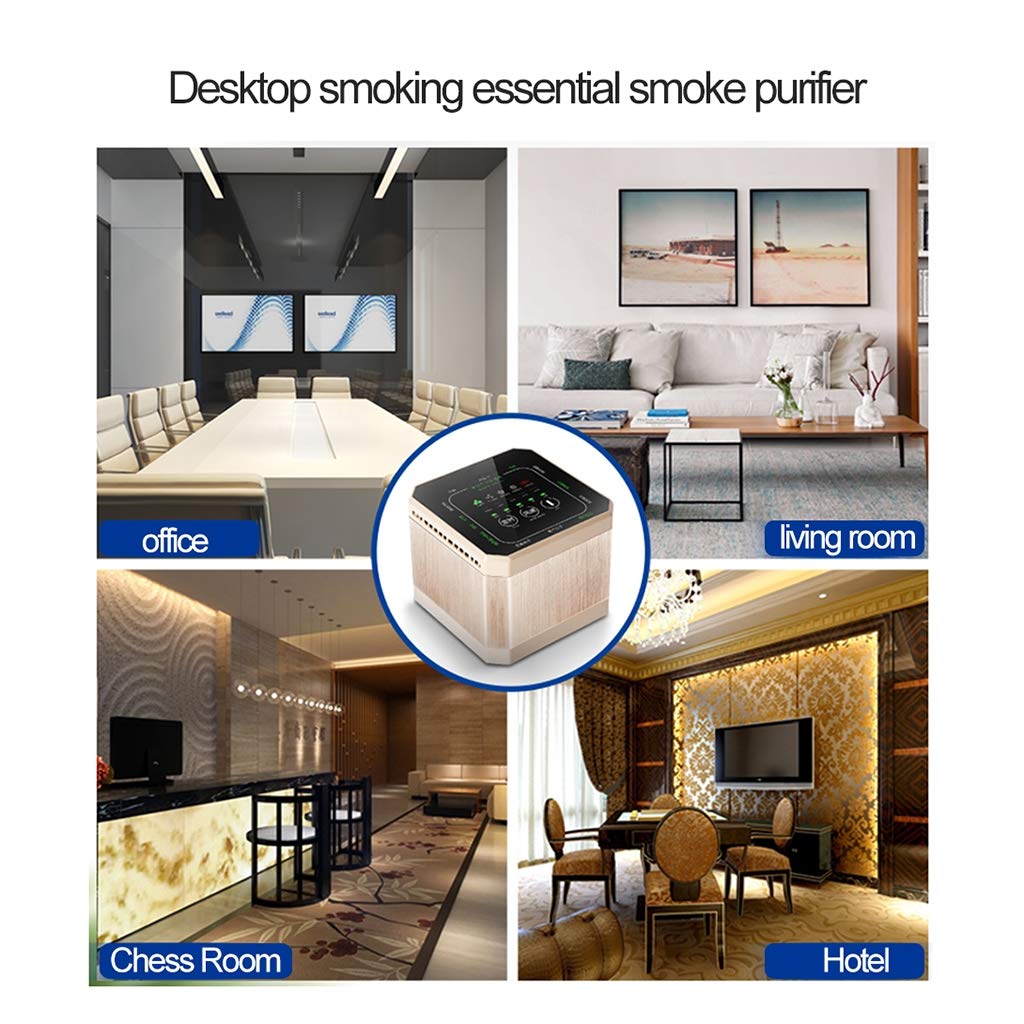 TLJX - Cenicero sin Humo con purificador de Aire para Coche ...