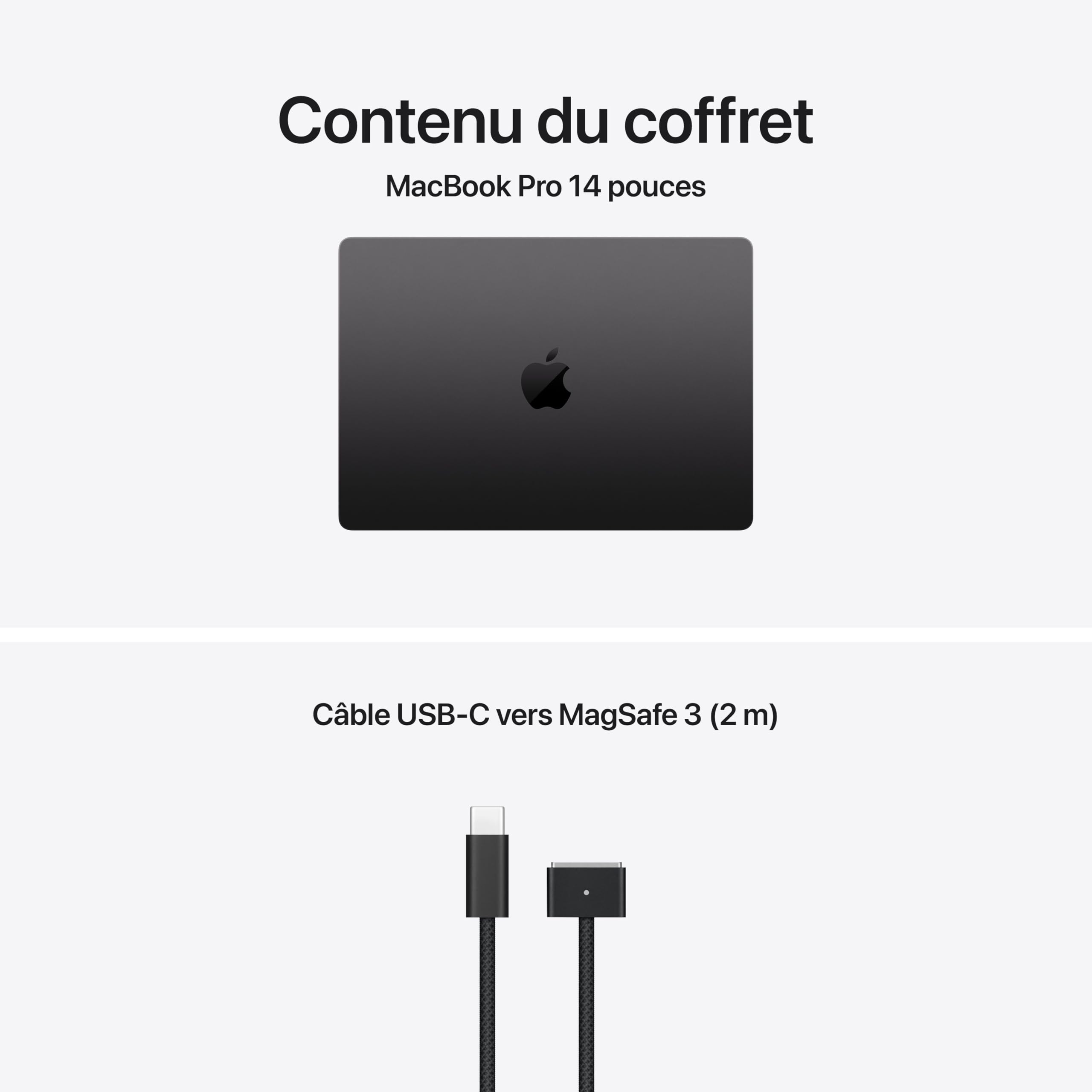 Apple MacBook Pro Portable avec M5 Pro, CPU 15 cœurs et GPU 16 cœurs : Conçu pour l’IA, Écran Liquid Retina XDR 14,2 Pouces, Mémoire unifiée 24 Go, SSD 2 to, Wi-FI 7 ; Noir sidéral
