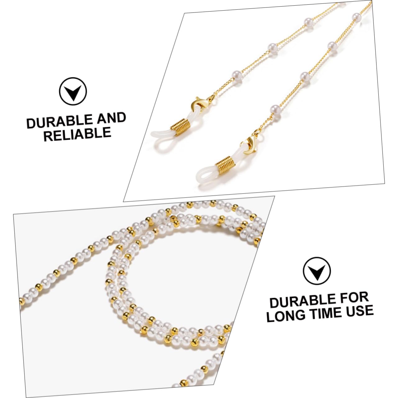 GALPADA 12 Piezas Cadena para Gafas de Sol Cordón Antipérdida de Metal para Gafas Cadena de Moda para Mujer de Cordón para Uso Diario