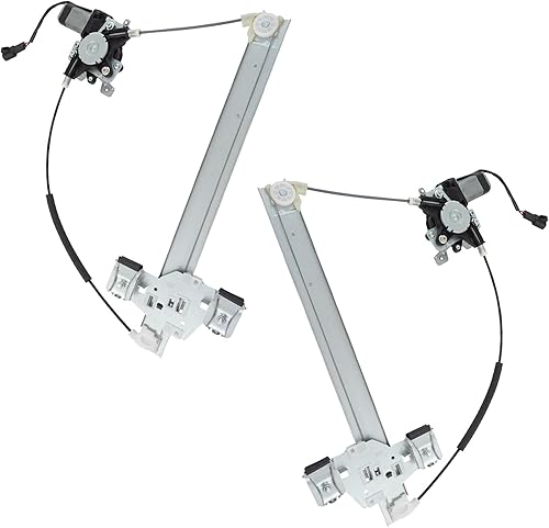 Miniatura 97 de TRQ Juego de regulador de ventana eléctrica delantera y motor compatible con Ford Ranger 1993-2011 1994-2009 Mazda B2300 1998-2001 B2500 1994-2007