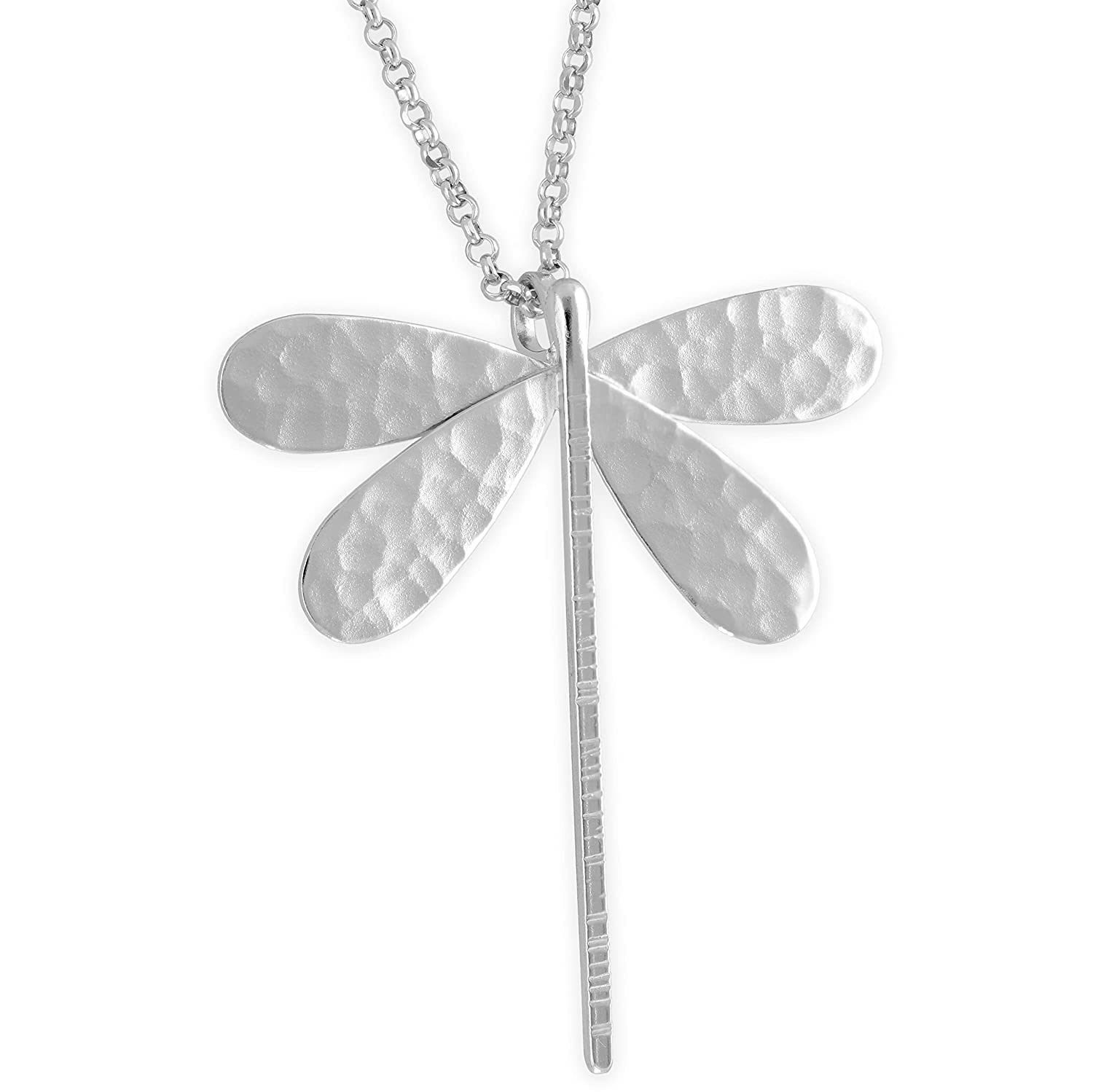 Handmade Silver Dragonfly necklace sterling silver dragonfly pendant dragonfly jewelry silver dragonfly charm necklace pendant insect jewelry