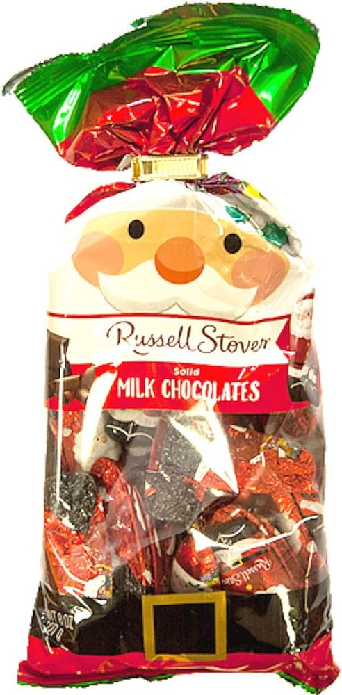 Russell StoverSolid Milk Chocolate Figurines - 8-oz. Bag (Santa)