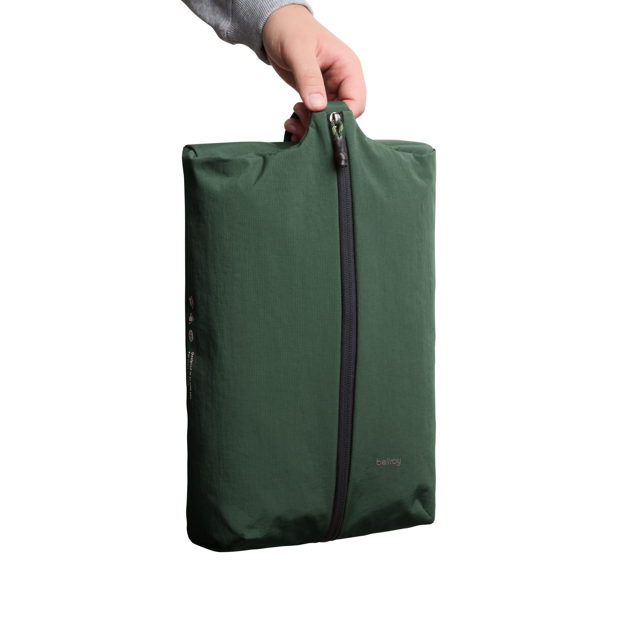 Bellroy Lite Packing Caddy 10 L (contenitore da viaggio per organizzazione, soluzione di archiviazione con cerniera per viaggi vicino o lontano) - Spruce