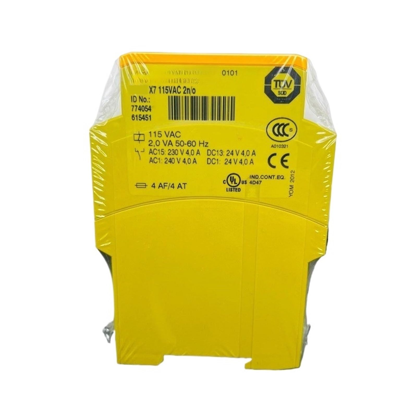ZVQYSGIW X7 115VAC 2n/o 774054 Relay Module