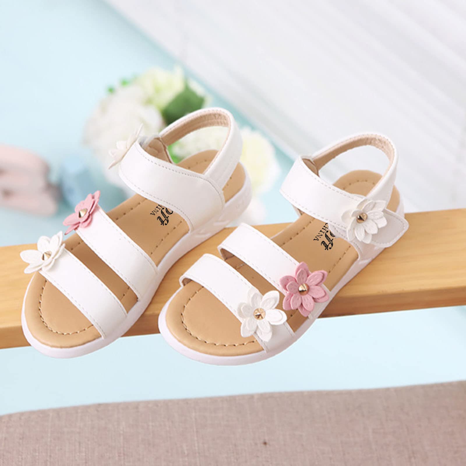 riou Sandalias Niña Verano, Lindo Dibujos Animados Zapatos Ligero Deportivas Antideslizantes Zapatillas Princesa Chanclas Bebé Deportivas Playa Caminar