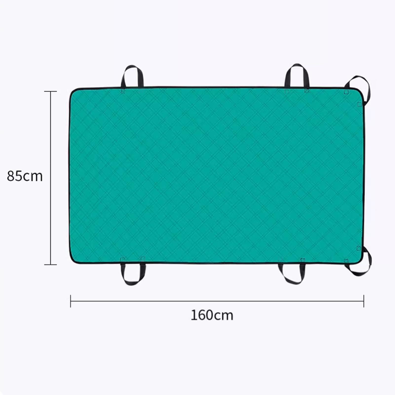Foglio di trasferimento per letto lavabile, con manici, antiscivolo, adatto per persone obese, anziani e pazienti che devono essere trasferiti (85 x 160 cm)