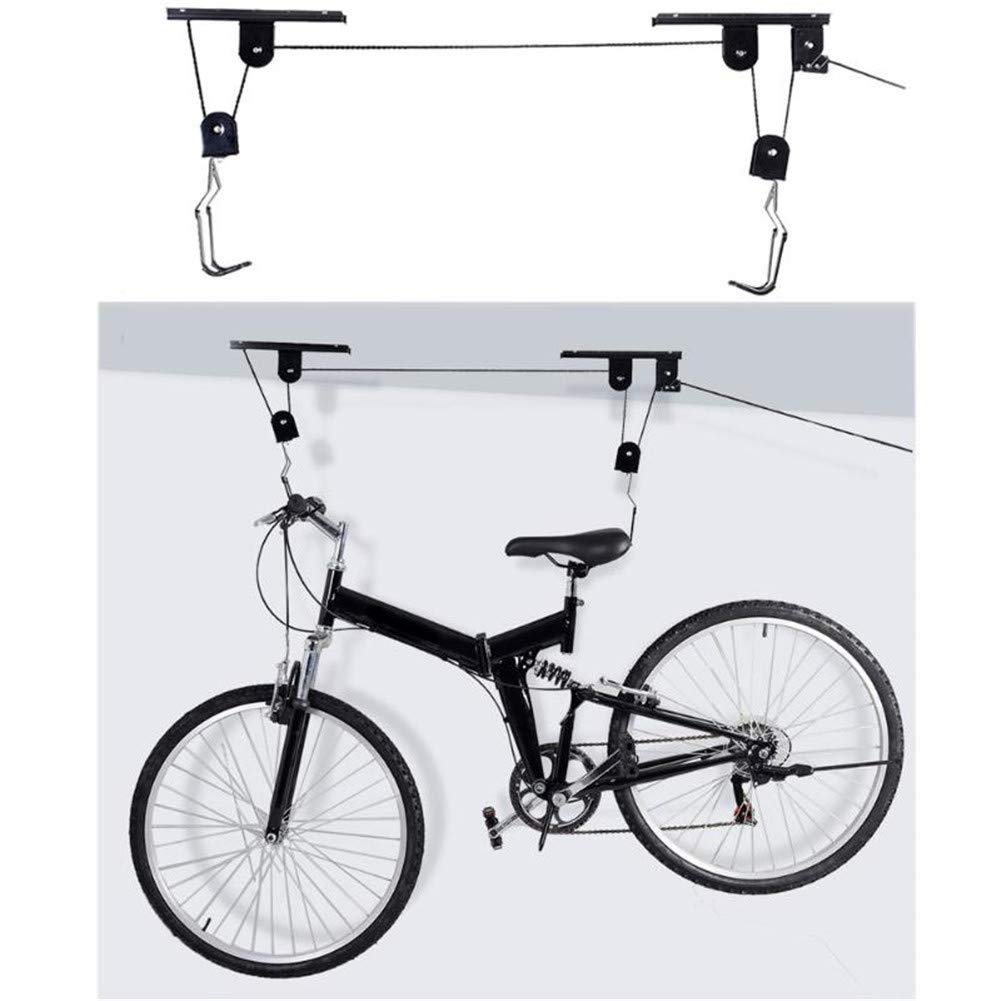 Buy Bike Lift Hoist Ceiling ed Pulley Rack Bicycle Garage Storage