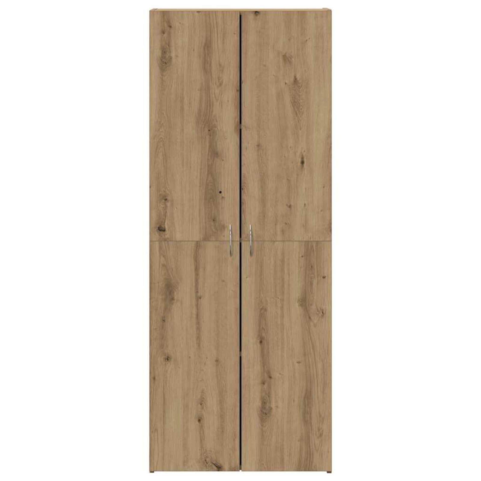 Homgoday Moderner Büroschrank Artisan-Eiche Holzwerkstoff 60 x 32 x 152,5 cm - für effizientes Büro-Organisation Model3365559