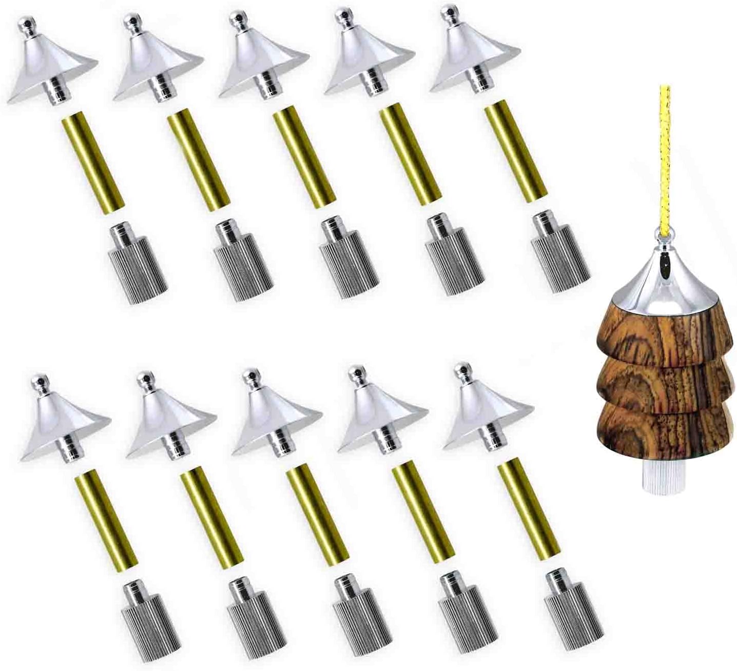 Traditional Ornament Project Kit - Silver Finish, 10 Pack