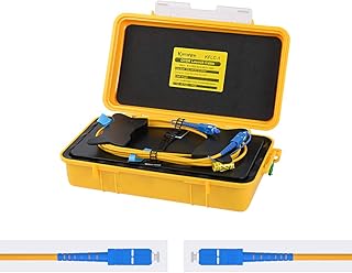 KOMSHINE Optic Fiber OTDR Elminator SM Singlemode 1310/1550nm Fiber OTDR Launch Cable Box 1KM SC-UPC/SC-UPC