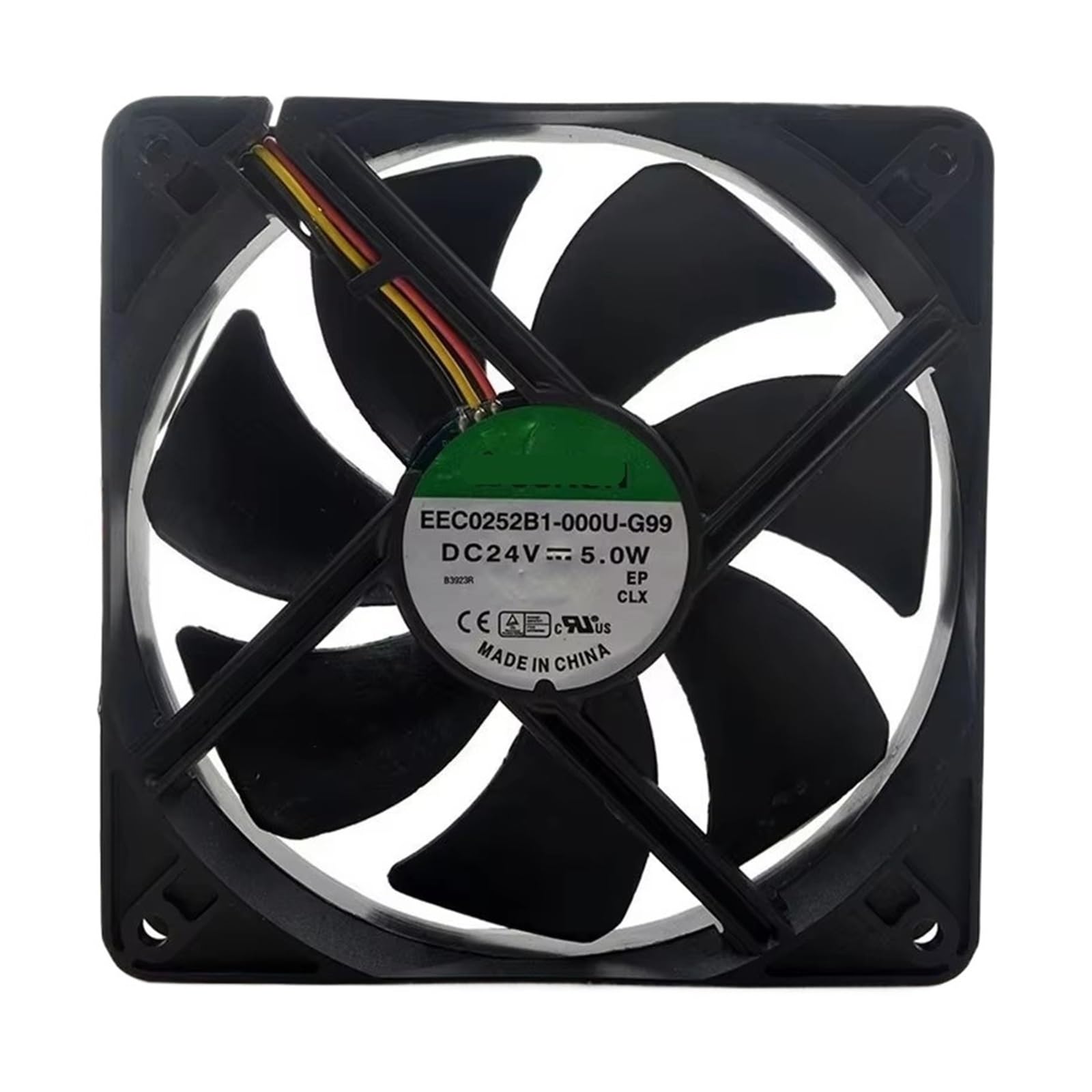 YMUGUEGH EEC0252B1-000U-G99 24V 5W 12025 12CM Cooling Fan(2-Wire)