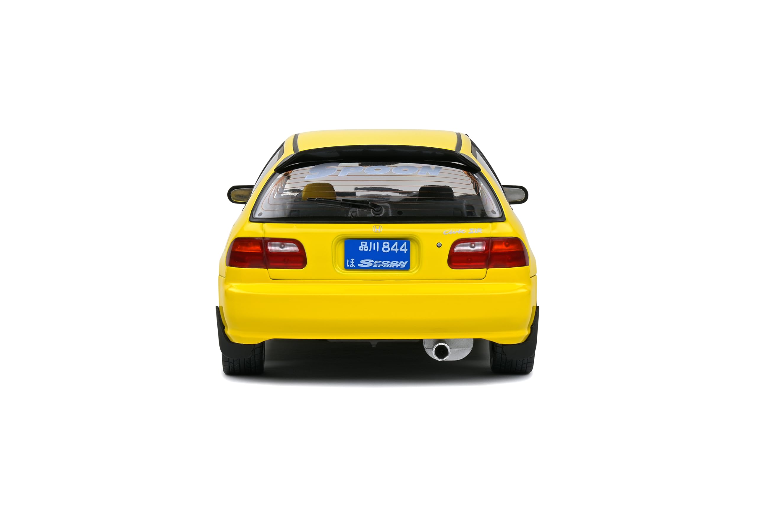 Solido Honda Civic EG6 (1991, Yellow) - High Quality Diecast 1:18