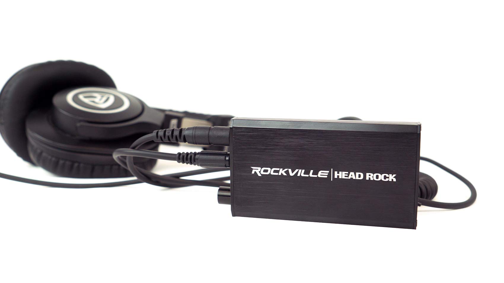 Rockville HeadRock Amplificateur de casque rechargeable à piles Noir