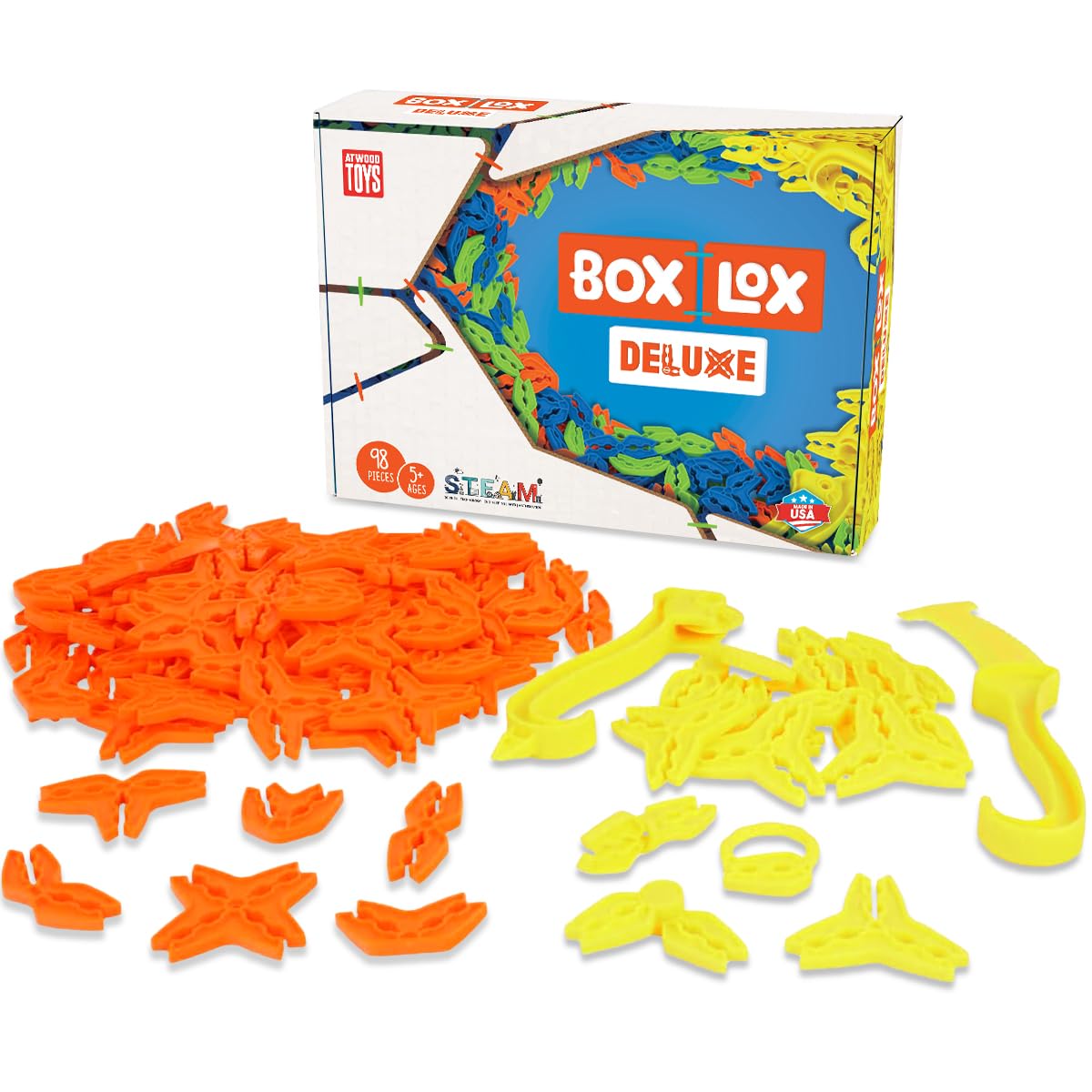Amazon.com: Bulk Dominoes Atwood Toys Box Lox 98 pcs Creative