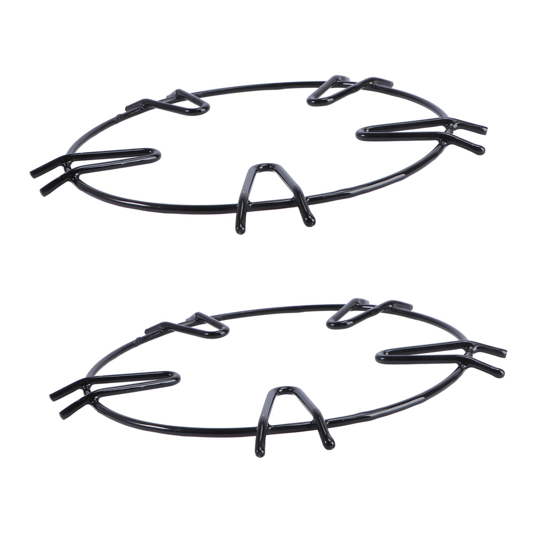 CIYODO 2Pcs Gas Stove Rack for Non Slip Support of Smaller Cookware Pan Holder Stand Stable Bracket for Woks Milk Pans Enamel Pots