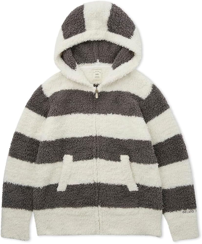 Amazon | [ジェラート ピケ] ジェラート2ボーダーパーカ PWNT245010