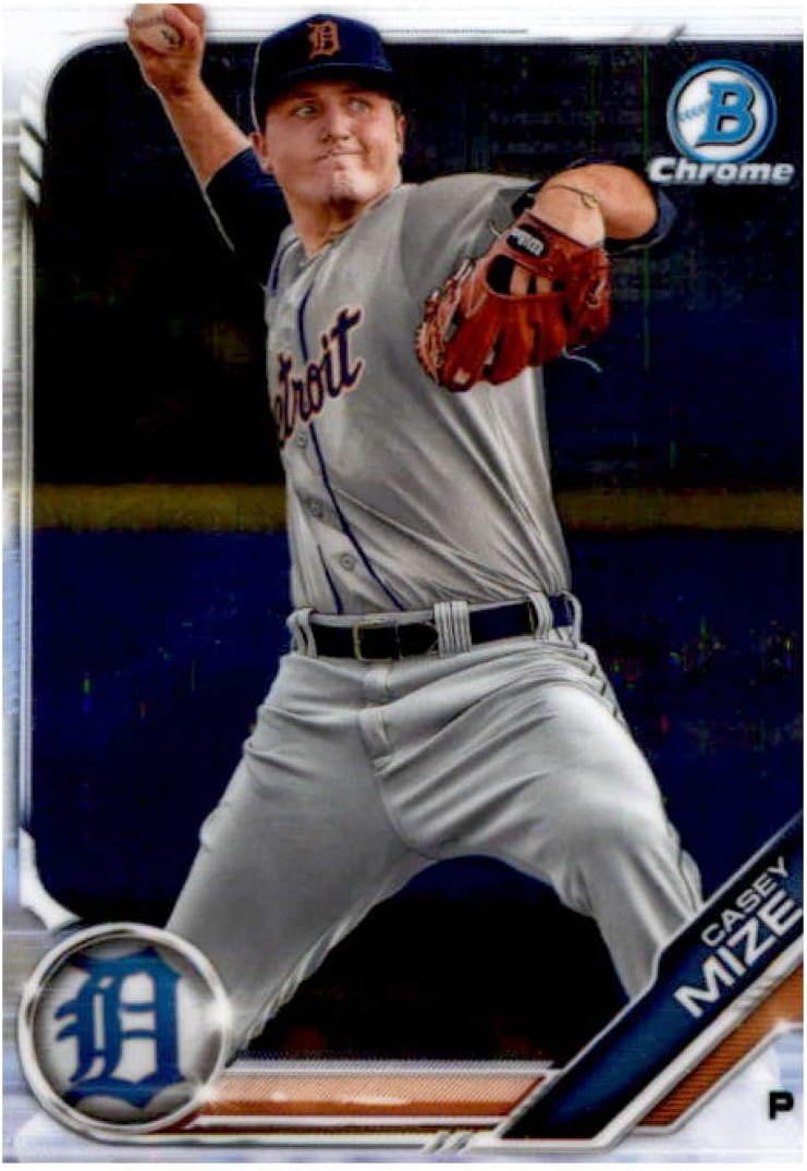 2019 Bowman Chrome Prospects #BCP-49 Casey Mize Detroit Tigers Baseball Card