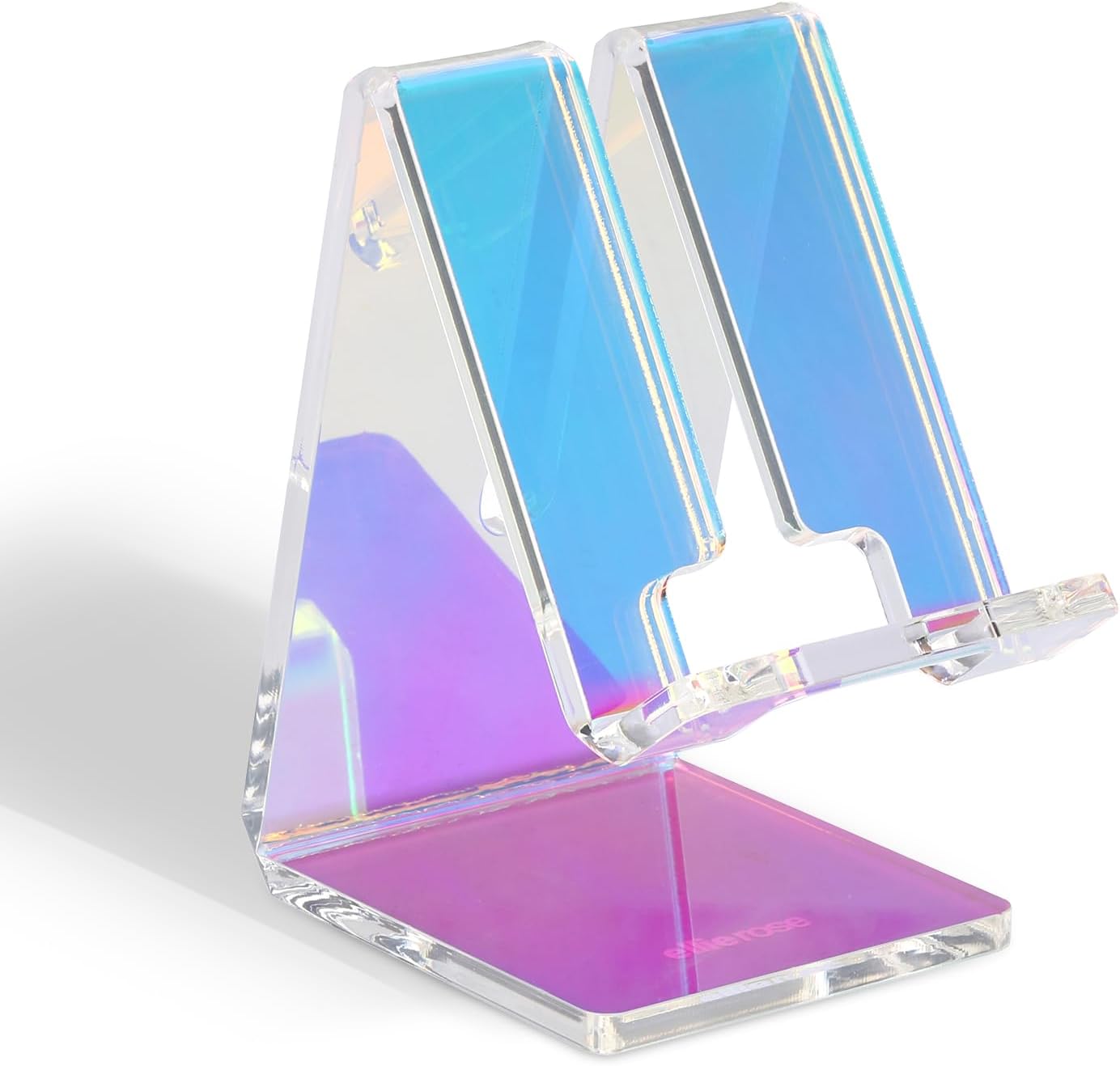 Ellie Rose Acrylic Phone and Tablet Stand Phone Stand, Holder, Dock, Cradle for Desk, Compatible with Smartphones and Tablets …