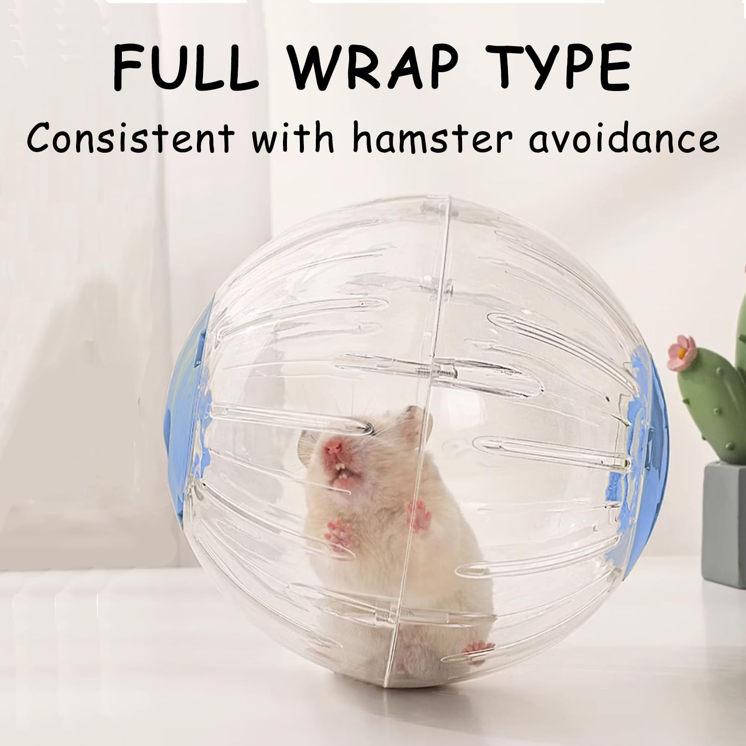 Large Hamster Wheel Sport Running Ball Hamster Toys for Hamsters Guinea Pig Mice Ferret Small Pet 7.3” x 7.3” x 7.3” - image 3