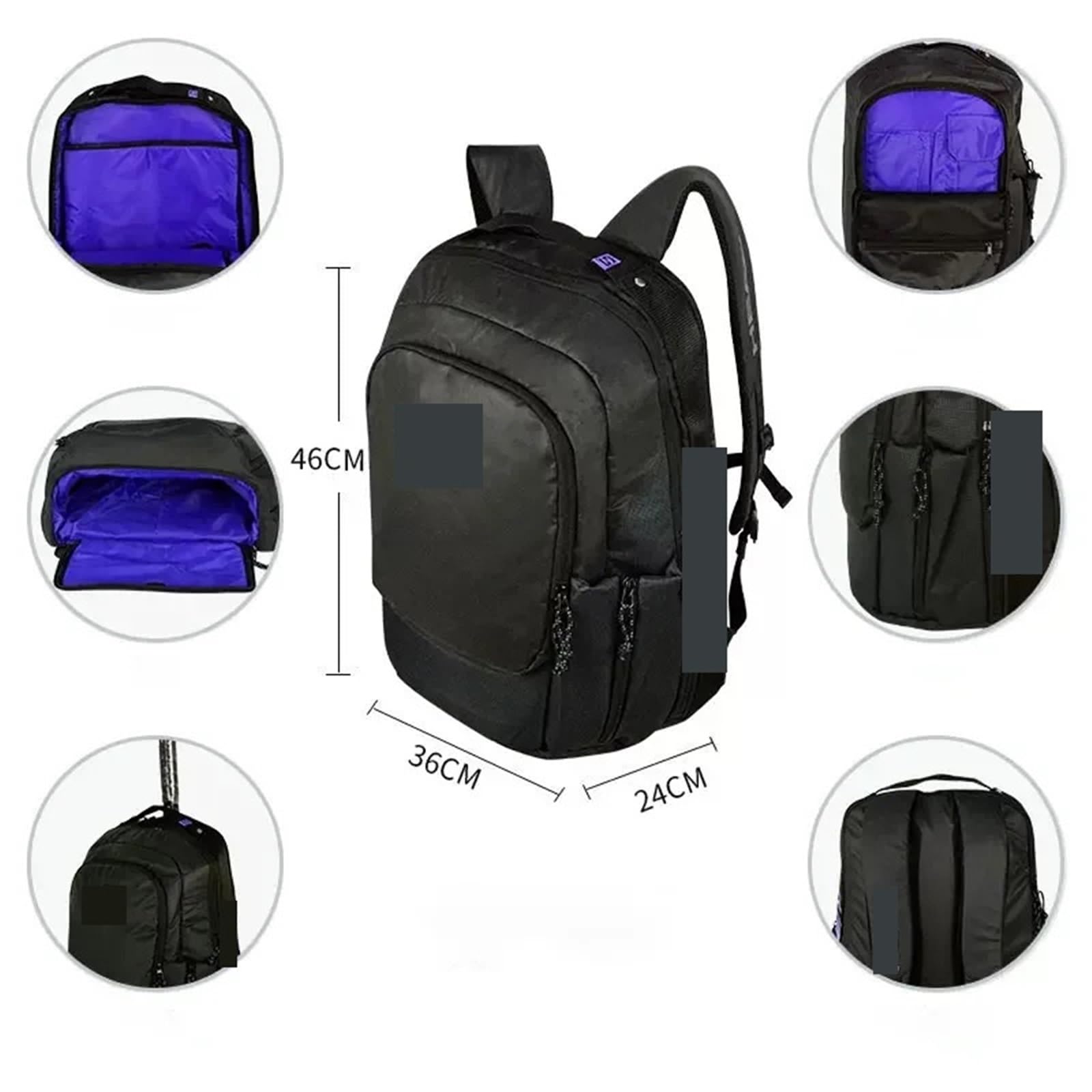 Raquetero Tenis Bolsa for Raqueta de Tenis, Mochila Deportiva for Raqueta de bádminton, Bolsa de Gran Capacidad con Compartimento for Zapatos, Bolsa de Tenis