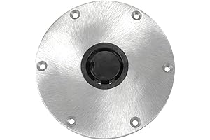 Springfield Marine 9" Round Aluminum Base for Plug-in Posts