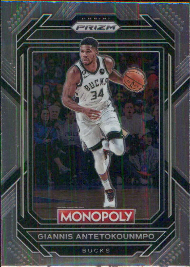 Amazon.com: 2022-23 Panini Prizm Monopoly #49 Giannis 