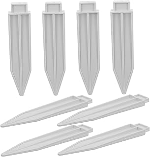 EXQUIMEUBLE 8 Peças Decoração Suprimentos Para Cerca De Jardim Suporte Para Cerca Suporte Para Cerca De Plástico Plugue Para Cerca Peças De Cerca De Plástico Plugue Para Cercas Suporte Para