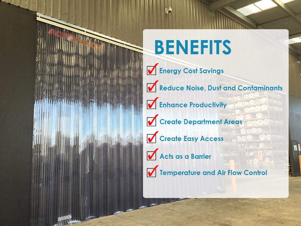 Commercial Industrial Door for Garage Plastic Strip Door