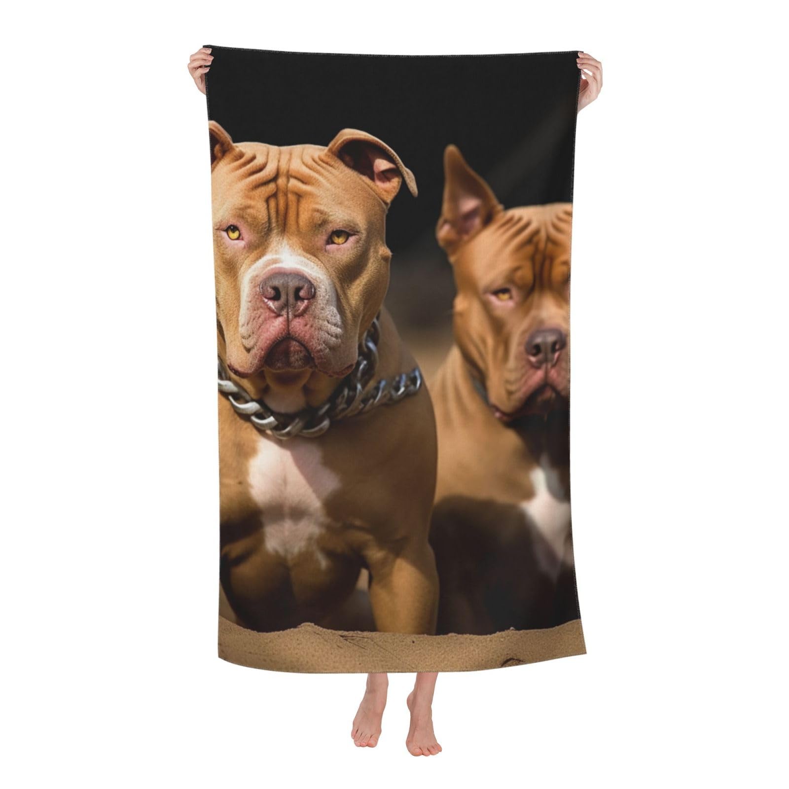 Serviette chiens légère 80X130CM pour en finir avec les sacs de piscine lourds et humides