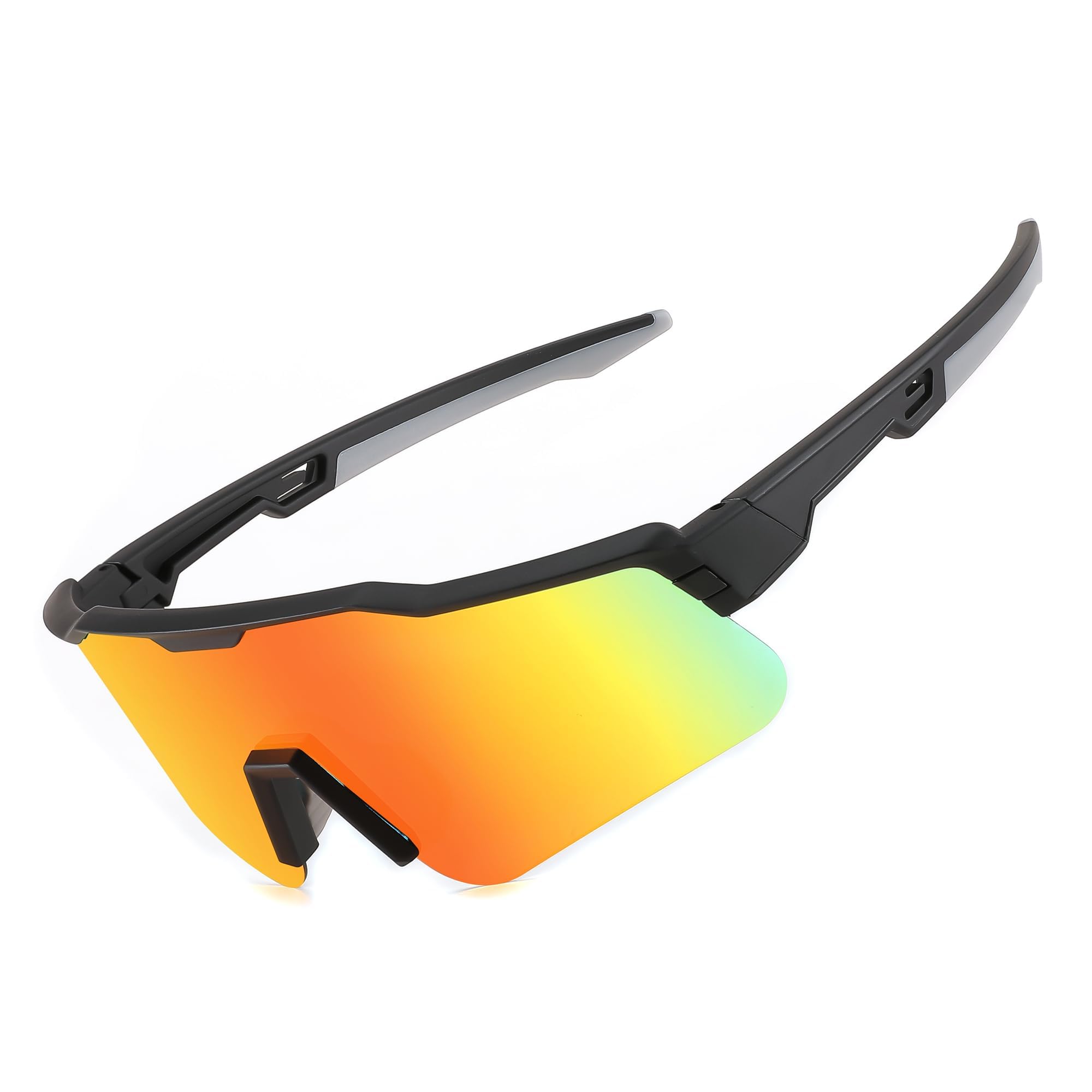 FEISEDY Gafas de Sol Deportivas Polarizadas Gafas de Ciclismo Béisbol para Jóvenes Niños y Niñas de 8 a 16 Años con Protección UV400 Montura TR90 B0032