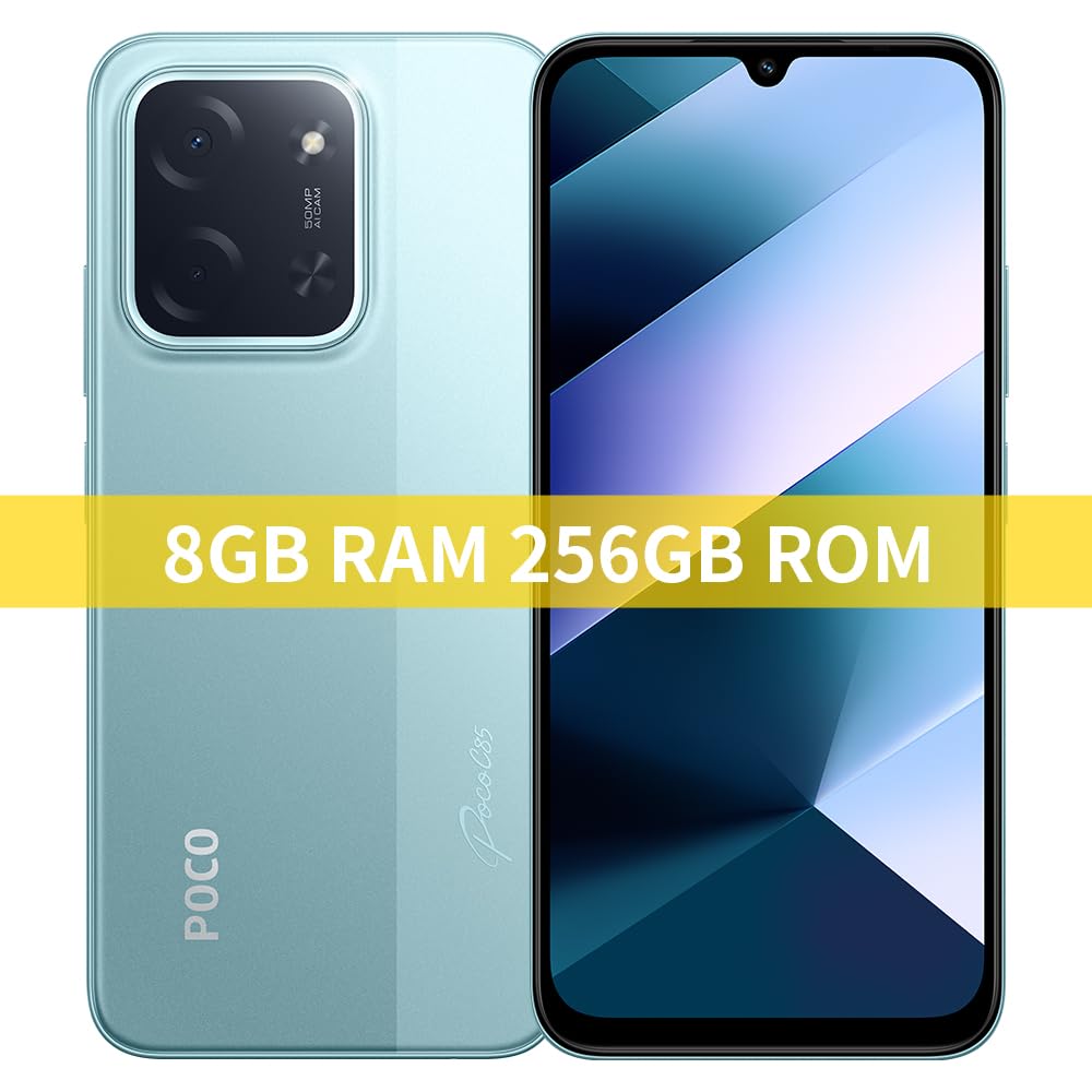 XIAOMI POCO C85 4G Smartphone, 8GB+256GB, 6.9