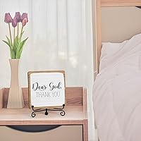 Vista 4 de Home Decor, Farmhouse Shelf Table Decor, Christian Office Home Décor Accents For Living Room Mantle Coffee Bar Bookshelf Kitchen Entryway (B20)